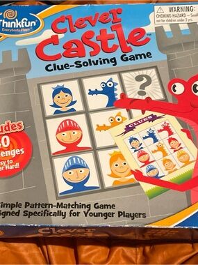 Thinkfun! Clever Castle Clue-Solving Game - Travel Game